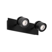 Спот - Faro 40665 Coco 2L Black wall lamp
