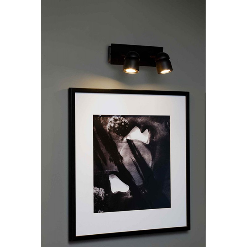 Спот - Faro 40665 Coco 2L Black wall lamp