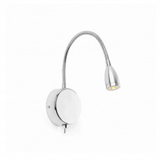 Бра - Faro 40994 LOKE chrome wall lamp reader, 3 Вт, 150 лм, 3000K
