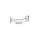 Бра - Faro 40996 LOKE Chrome recessed lamp, 3 Вт, 150 лм, 3000K