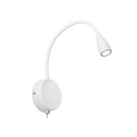 Бра - Faro 41019 LOKE White wall lamp, 3 Вт, 150 лм, 3000K