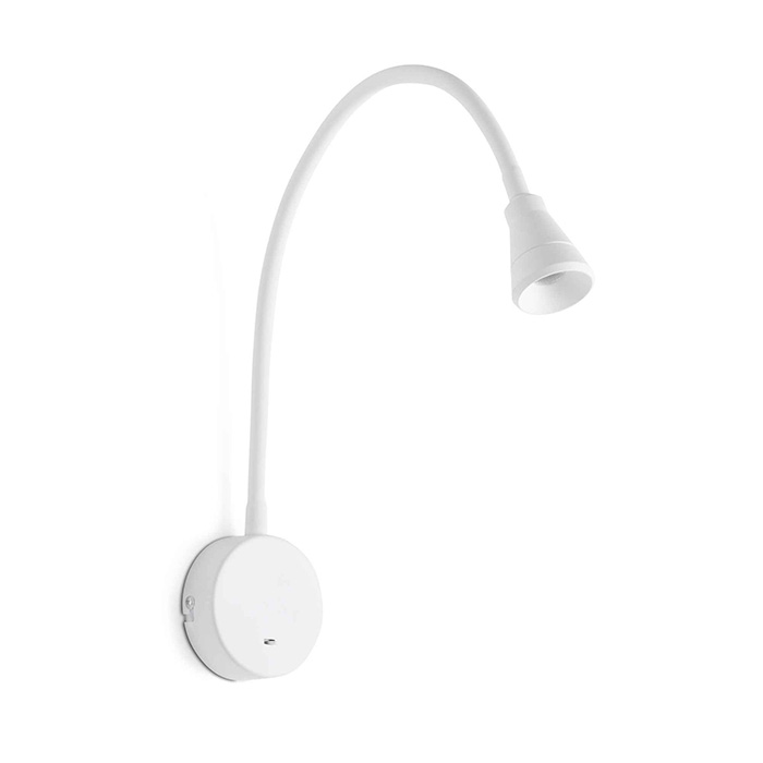 Бра - Faro 41029 BEL White wall lamp reader, 3 Вт, 150 лм, 3000K