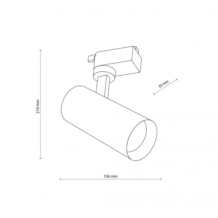 Трековый светильник TK Lighting 18179, 10 Вт, 750 лм, 2700К/4000К/6000К