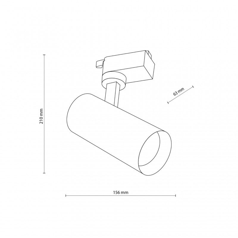 Трековый светильник TK Lighting 18179, 10 Вт, 750 лм, 2700К/4000К/6000К
