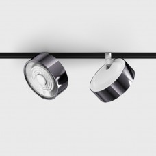 Магнітний трековий світильник LTX 06.9533.14.940.WH + SOL RING DIAMOND BLACK In_Line Sol, 10.8 Вт, 1320 лм, 4000K
