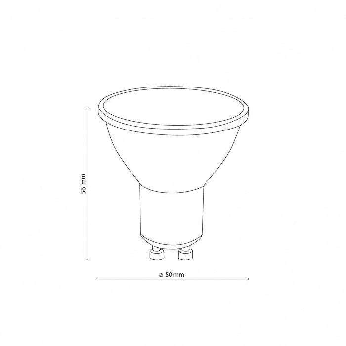 Лампа світлодіодна TK Lighting 5588 ?ar?wka, 5W 3000K GU10