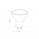 Лампа світлодіодна TK Lighting 5589 ?ar?wka, 5W 4000K GU10