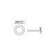 Потолочный светильник Faro 42926 TED White recessed lamp, 15 Вт, 1200 лм, 3000K