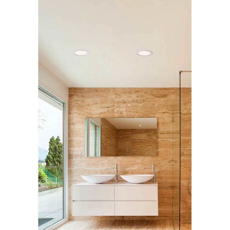 Потолочный светильник Faro 42926 TED White recessed lamp, 15 Вт, 1200 лм, 3000K