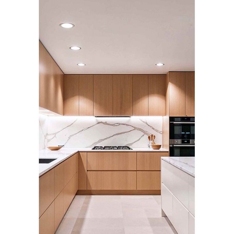 Точечный светильник Faro 42928 SON 112 White recessed lamp 8W warm light, 8 Вт, 580 лм, 2700K
