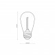 Лампа світлодіодна TK Lighting 18078 , 1W 3000K E27