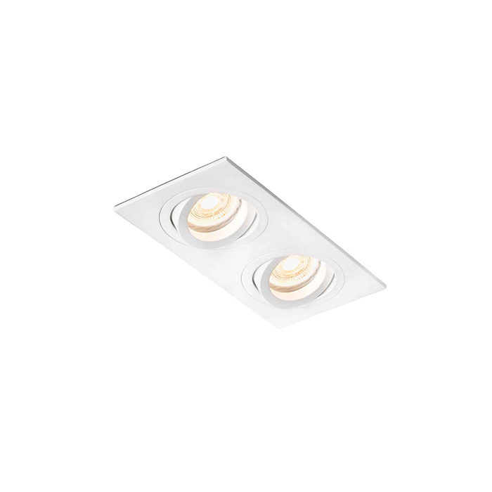 Точечный светильник Faro 43397 Radon RCT White recessed lamp