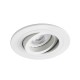 Точечный светильник Faro 43398 Radon R White recessed lamp