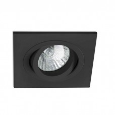 Точечный светильник Faro 43406 Radon SQ Black recessed lamp