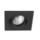 Точечный светильник Faro 43406 Radon SQ Black recessed lamp