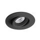 Точечный светильник Faro 43408 Radon RCT Black recessed orientable lamp