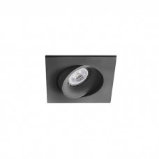 Точечный светильник Faro 43412 Argon SQ Black recessed lamp