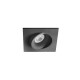 Точечный светильник Faro 43412 Argon SQ Black recessed lamp