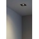 Точечный светильник Faro 43412 Argon SQ Black recessed lamp