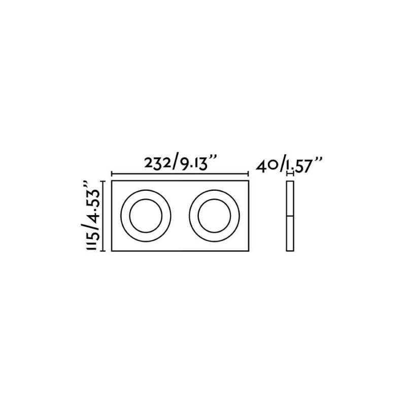 Точечный светильник Faro 43413 Argon RCT Black recessed orientable lamp