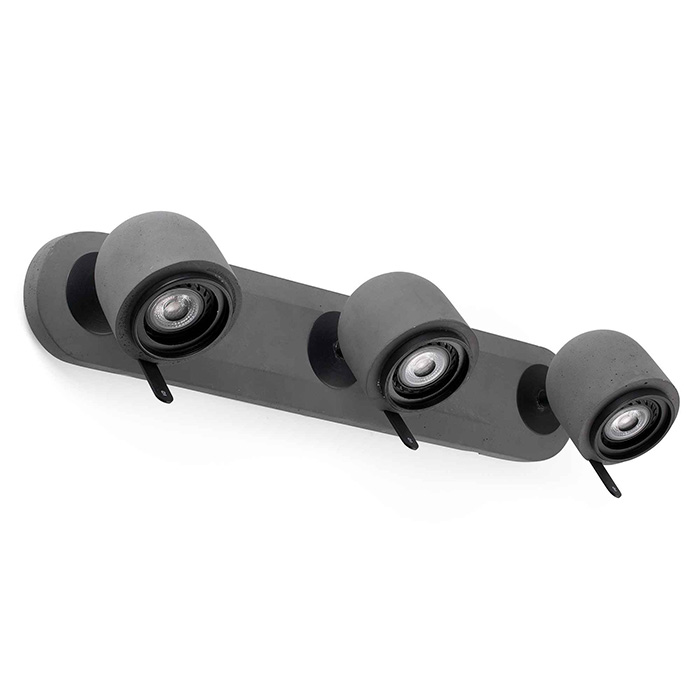 Спот - Faro 43502 STONE 3L Stone grey wall lamp