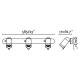 Спот - Faro 43528 ORLEANS 3L Chrome wall lamp
