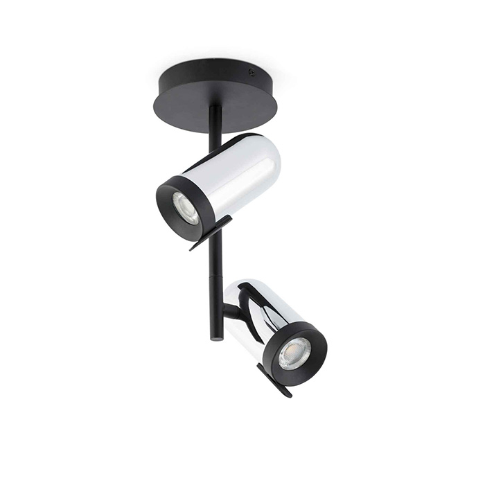 Спот - Faro 43534 ORLEANS 2L Chrome ceiling lamp