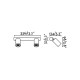 Спот - Faro 43742 STAN 2L White wall/ceiling lamp