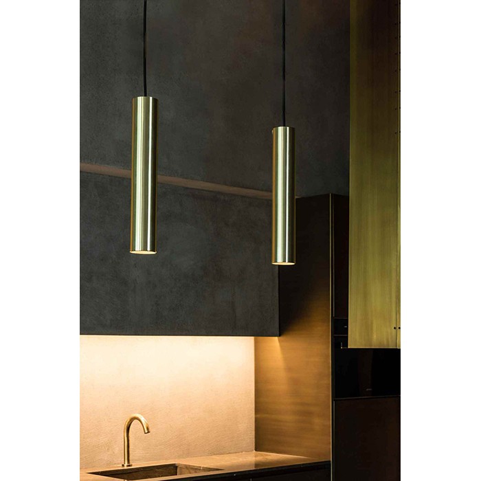 Підвісний світильник Faro 43756 STAN Satin gold pendant lamp