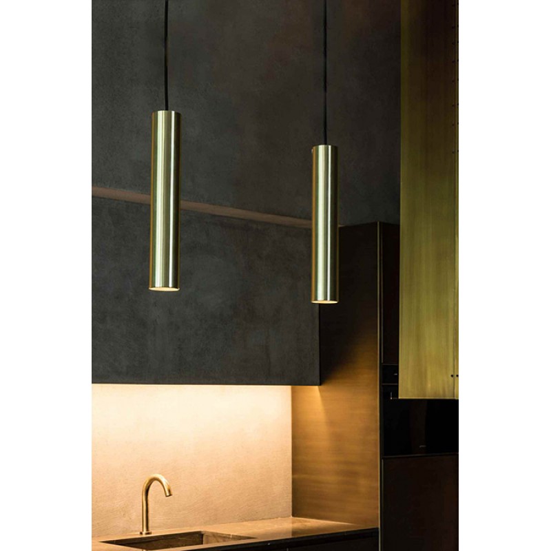 Подвесной светильник Faro 43756 STAN Satin gold pendant lamp