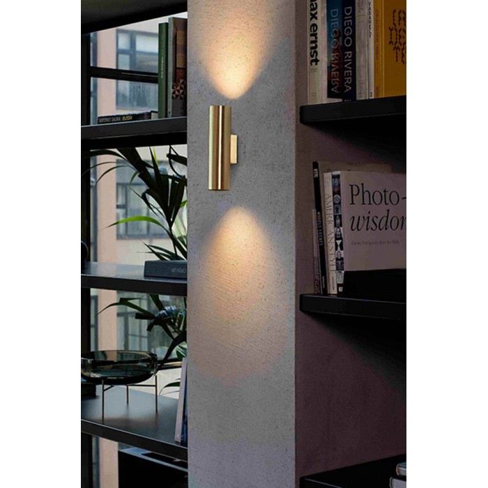 Настінний світильник Faro 43760 STAN 2L Satin gold wall lamp