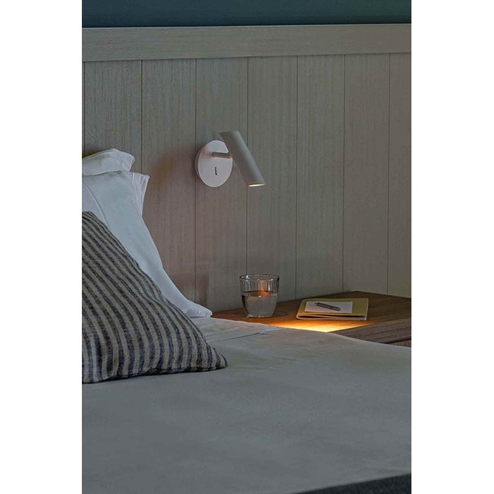 Спот - Faro 43792 Leo Wall Light White LED 3.5W 2700K, 3.5 Вт, 300 лм, 2700K Спот - Faro 43792 Leo Wall Light White LED 3.5W 2700K, 3.5 Вт, 300 лм, 2700K