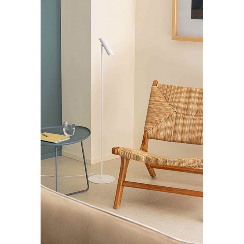 Торшер - Faro 43798 Leo White Living Room Floor LED 7W 2700K, 3.5 Вт, 300 лм, 2700K