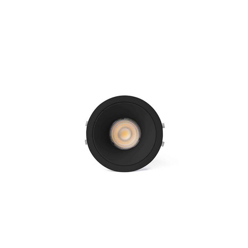 Точечный светильник Faro 43881 Lox Recessed Adjustable Black 5-9W 2700K 36°, 8 Вт, 473 лм, 2700K