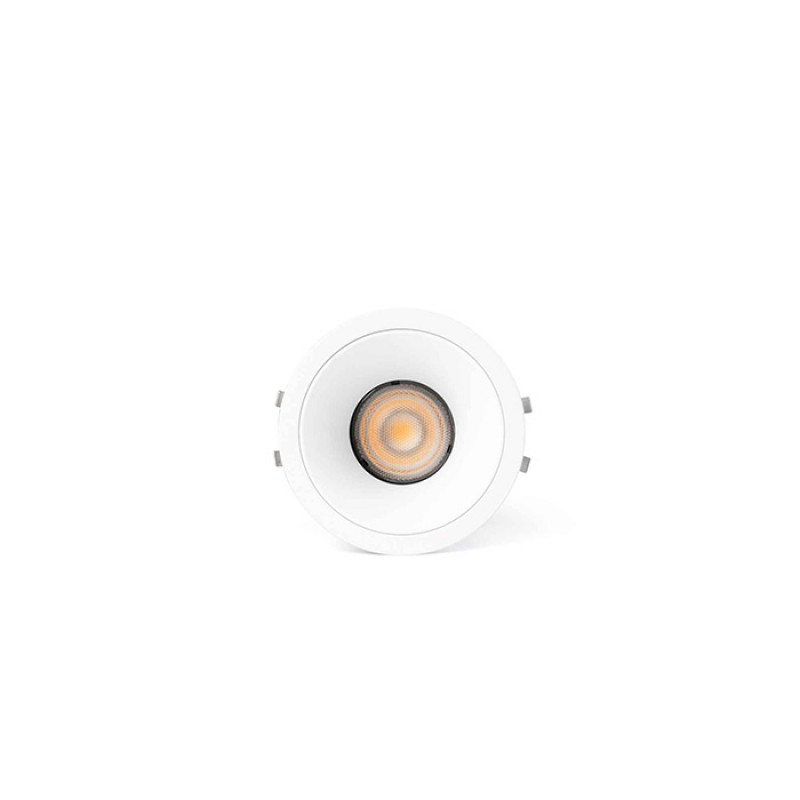 Точечный светильник Faro 43882 Lox Recessed Adjustable White 5-9W 3000K 36°, 8 Вт, 473 лм, 3000K