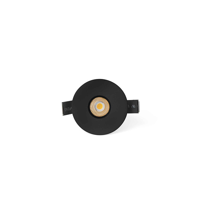 Точечный светильник Faro 43885 Lox Recessed Adjustable Trim Black 5-9w2700K 36, 8 Вт, 473 лм, 2700K