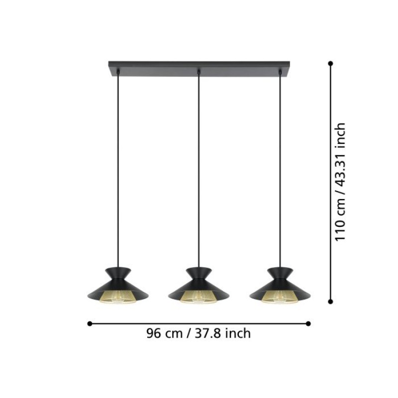 Підвісний світильник Eglo 43886 GRIZEDALE pendant light
