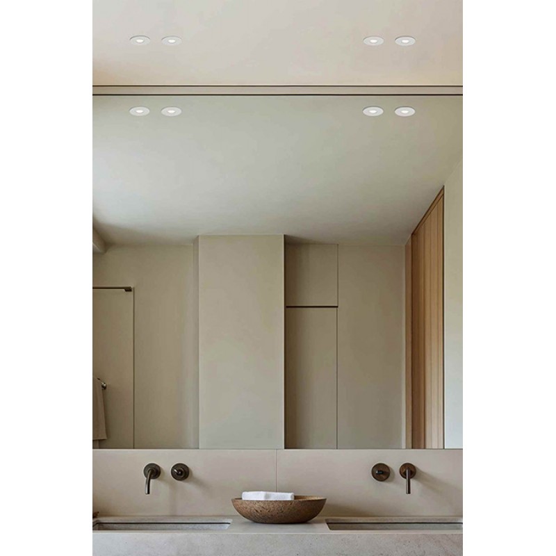 Точечный светильник Faro 44001 Tast Emp. Round White/white LED 5W 2700K, 5 Вт, 350 лм, 2700K