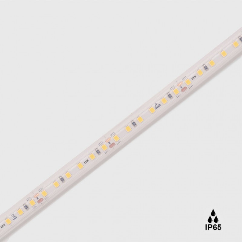 Светодиодная гибкая лента. L5000mm, w8mm, h1.6mm, 3000K, 9.6W/m, 24V, IP65, цена за м.п. (11.24.S120.10.65.050.830)