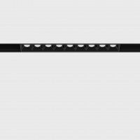 Світильник лінійний LTX IN_LINE COMFORT 205 DALI 4x, L205mm, W24.5mm, H48mm, LED 12W, 2700К, чорний (06.2051.12.927.BK.DALI.4x)
