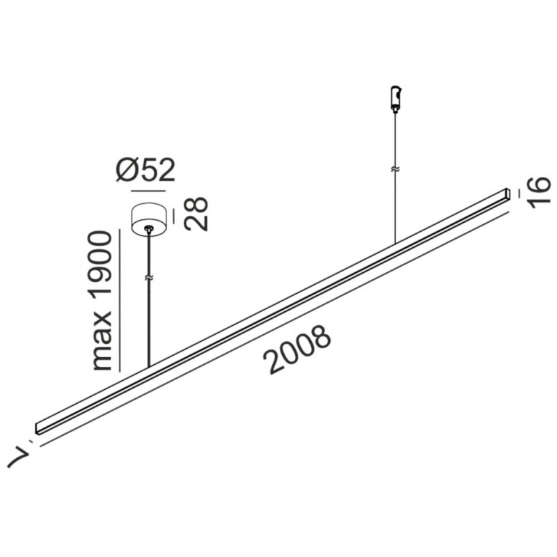 Подвесной светильник LTX 03.1620.24.930.BK Office