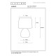 Настольная лампа Lucide 47508/81/31 Marmo