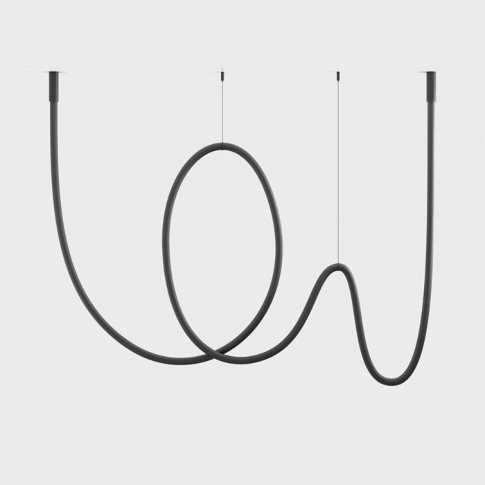 Люстра LTX 25B.3210.80.930.BK Snake, 80 Вт, 4000 лм, 3000K