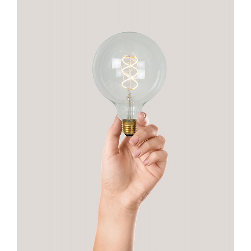 Лампа світлодіодна Lucide 49033/05/60 , G125 5W 2700K E27 Dimmable, 360°