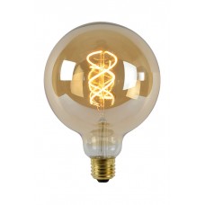 Лампа светодиодная Lucide 49033/05/62 Filament, G125 5W 2200K E27 Dimmable, 360°