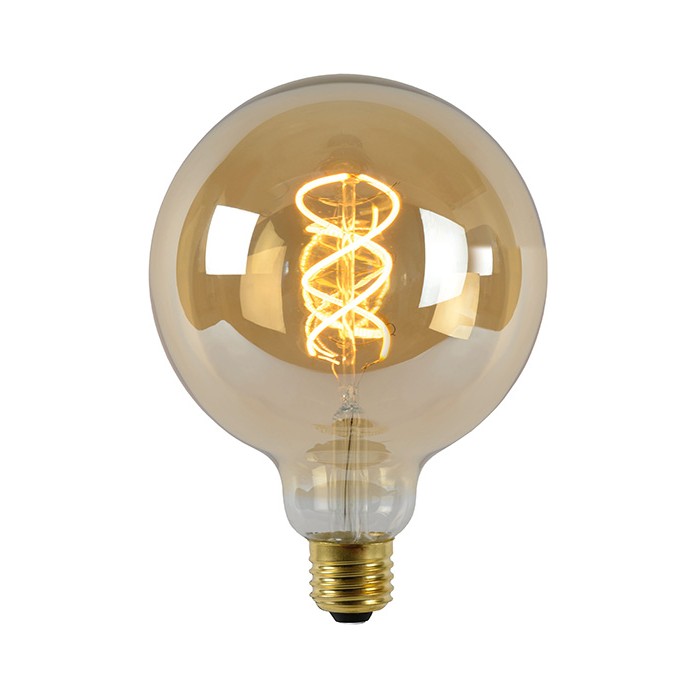 Лампа світлодіодна Lucide 49033/05/62 Filament, G125 5W 2200K E27 Dimmable, 360°