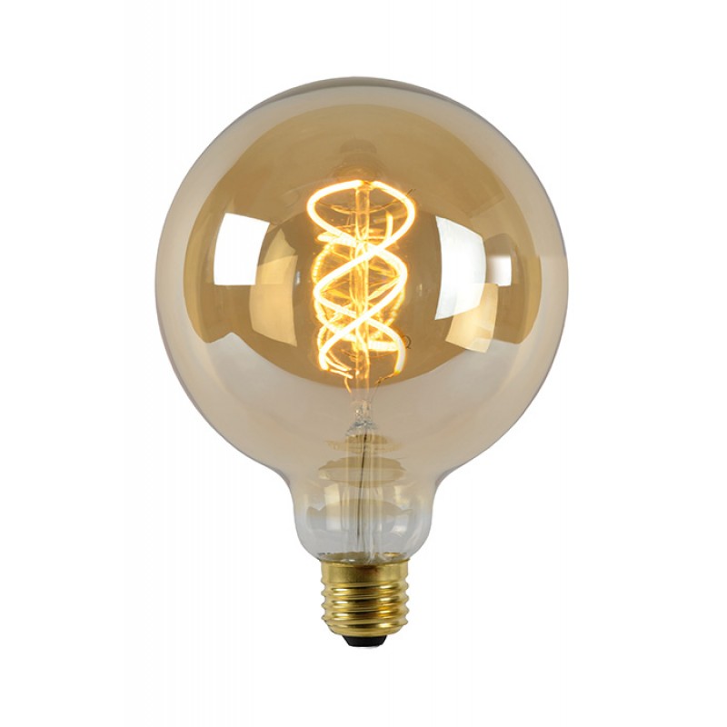 Лампа світлодіодна Lucide 49033/05/62 Filament, G125 5W 2200K E27 Dimmable, 360°