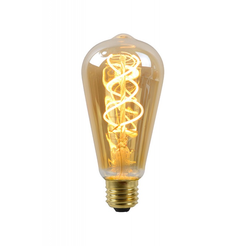 Светодиодная лампа Lucide 49034/05/62 Filament, ST64 5W 2200K E27 Dimmable, 360°