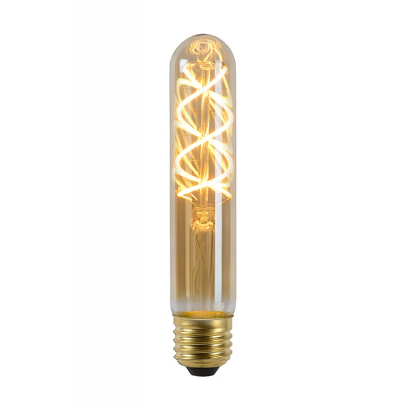 Лампа светодиодная Lucide 49035/05/62 Filament, T32 5W 2200K E27 Dimmable, 360°