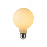 Лампа светодиодная Lucide 49048/05/61 Filament bulb, G80 5W 2700K E27 Dimmable, 360°
